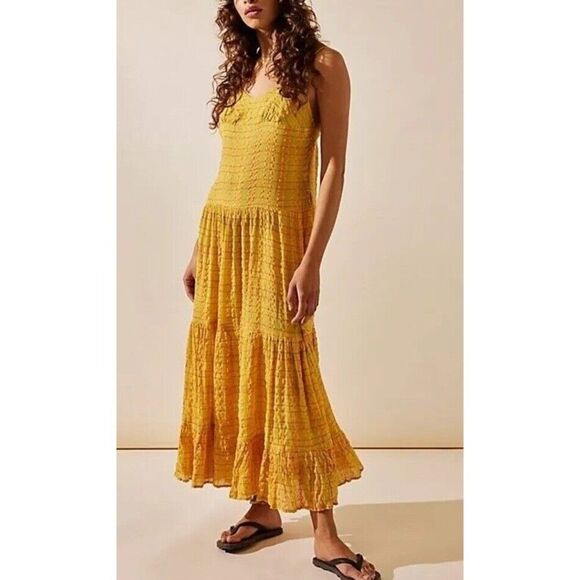 Free People Marigold Maxi Dress Size S Small Cotton NWOT - Picture 2 of 10